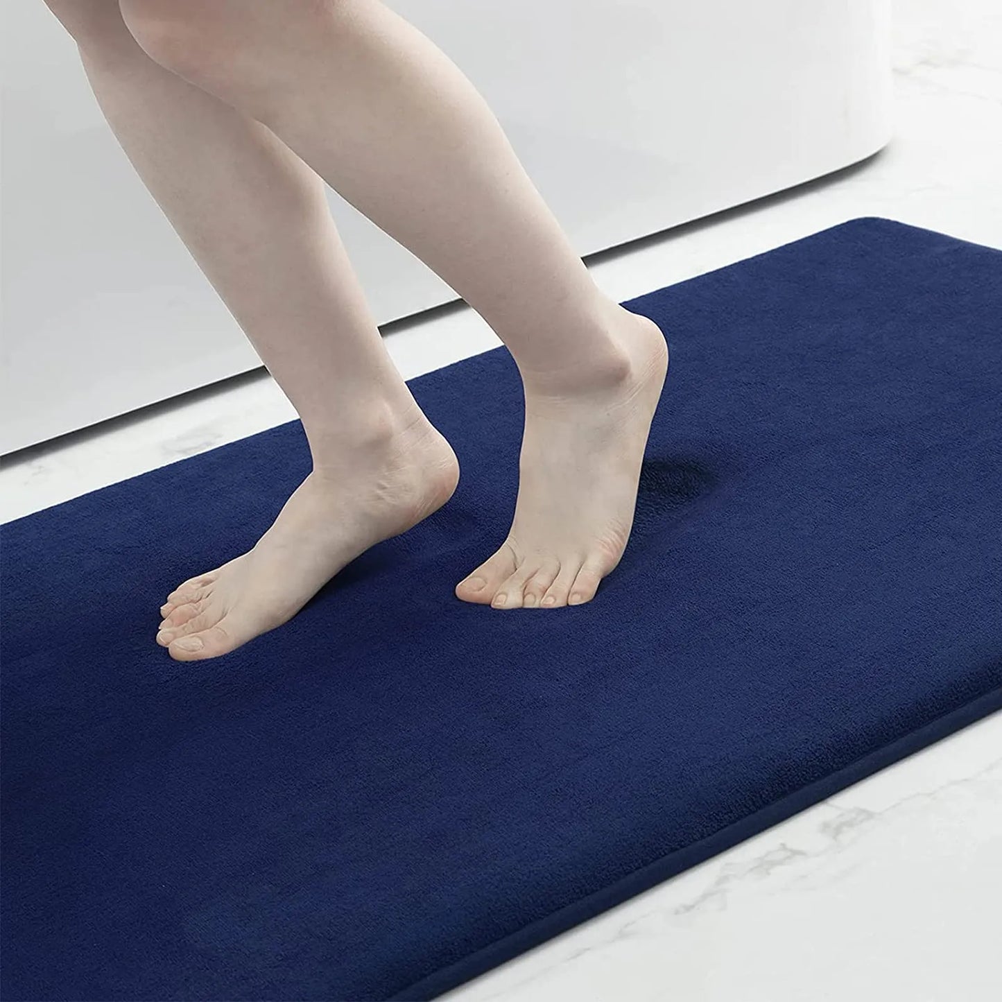 Tapis de bain en mousse à mémoire de forme absorbant et à séchage rapide