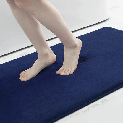 Tapis de bain en mousse à mémoire de forme absorbant et à séchage rapide