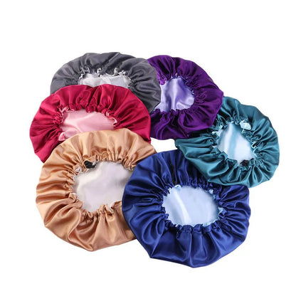 Bonnet en Satin Réversible pour des Boucles Sublimes
