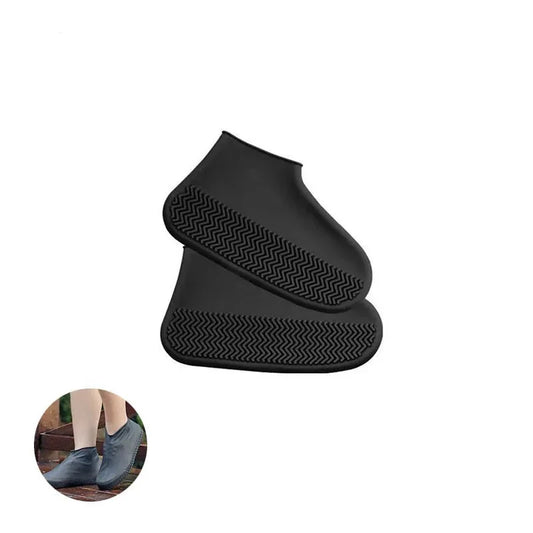 Sur-chaussures en Silicone Imperméables - Lot de 2 Paires pour Aventures Par Tout Temps