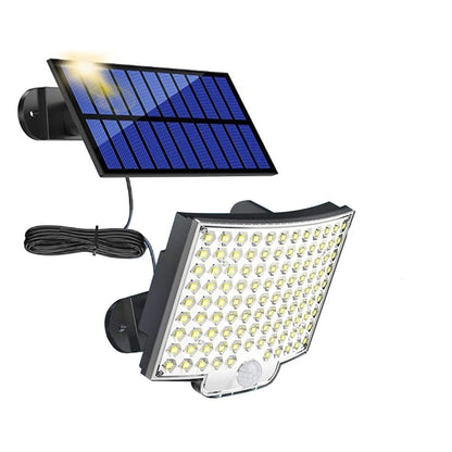 Applique Murale LED 106 avec Panneau Solaire Indépendant - Éclairage Intelligent et Écologique