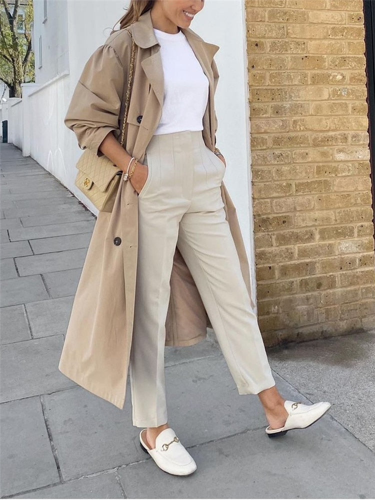 Pantalon Taille Haute Élégant pour Femme