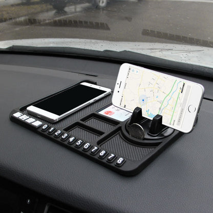 Tapis Antidérapant Innovant avec Support de Téléphone pour Voiture