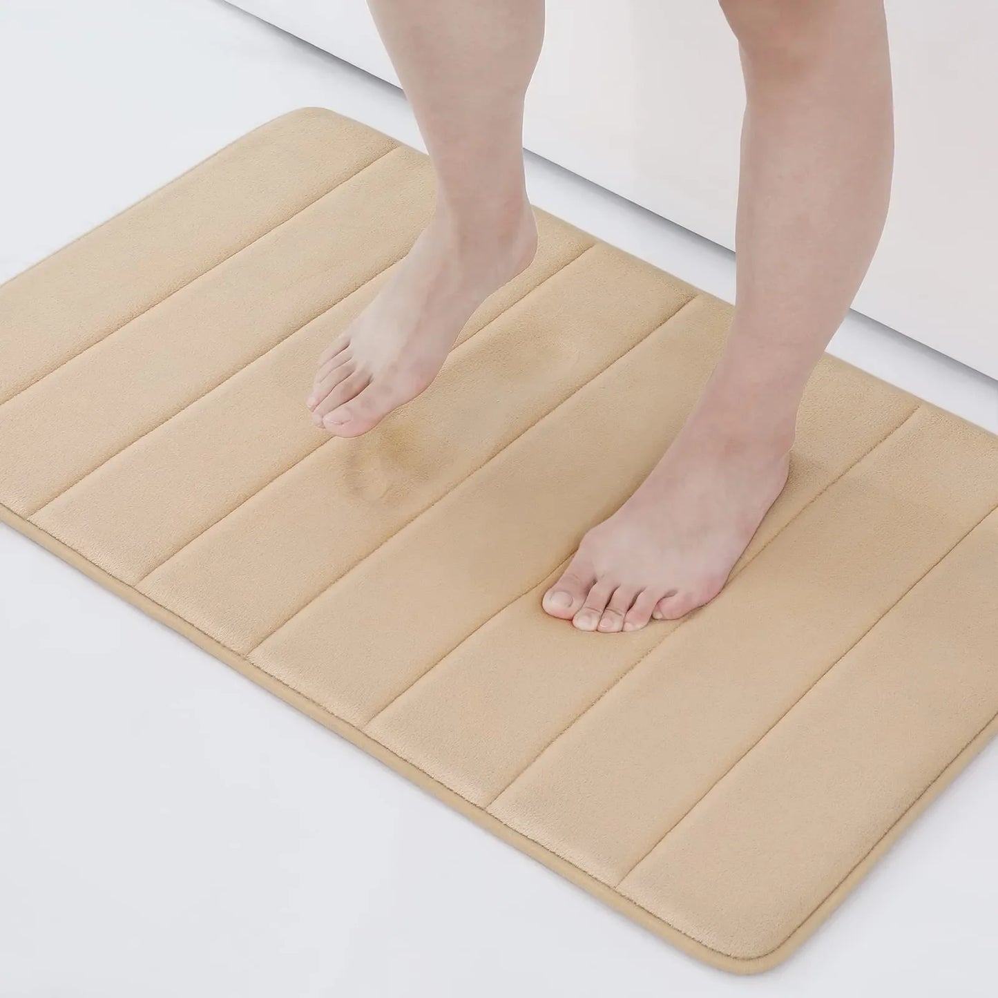 Tapis de bain en mousse à mémoire de forme absorbant et à séchage rapide