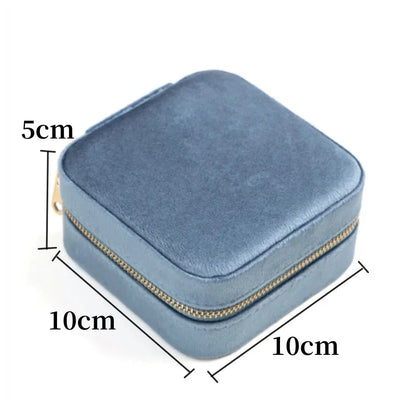 Mini Boîte à Bijoux en Velours - Élégance Complice de Vos Voyages