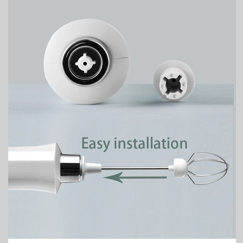 Mini Fouet Électrique Sans Fil 3 en 1 - Puissance et Praticité à Portée de Main