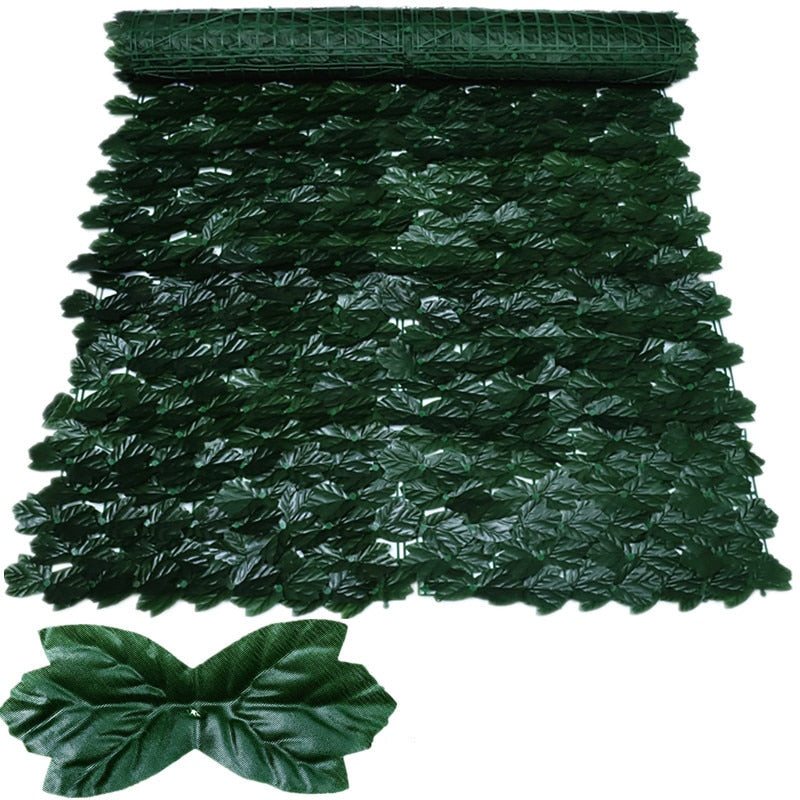 Clôture de Jardin en Plantes Artificielles - Élégante et Pratique