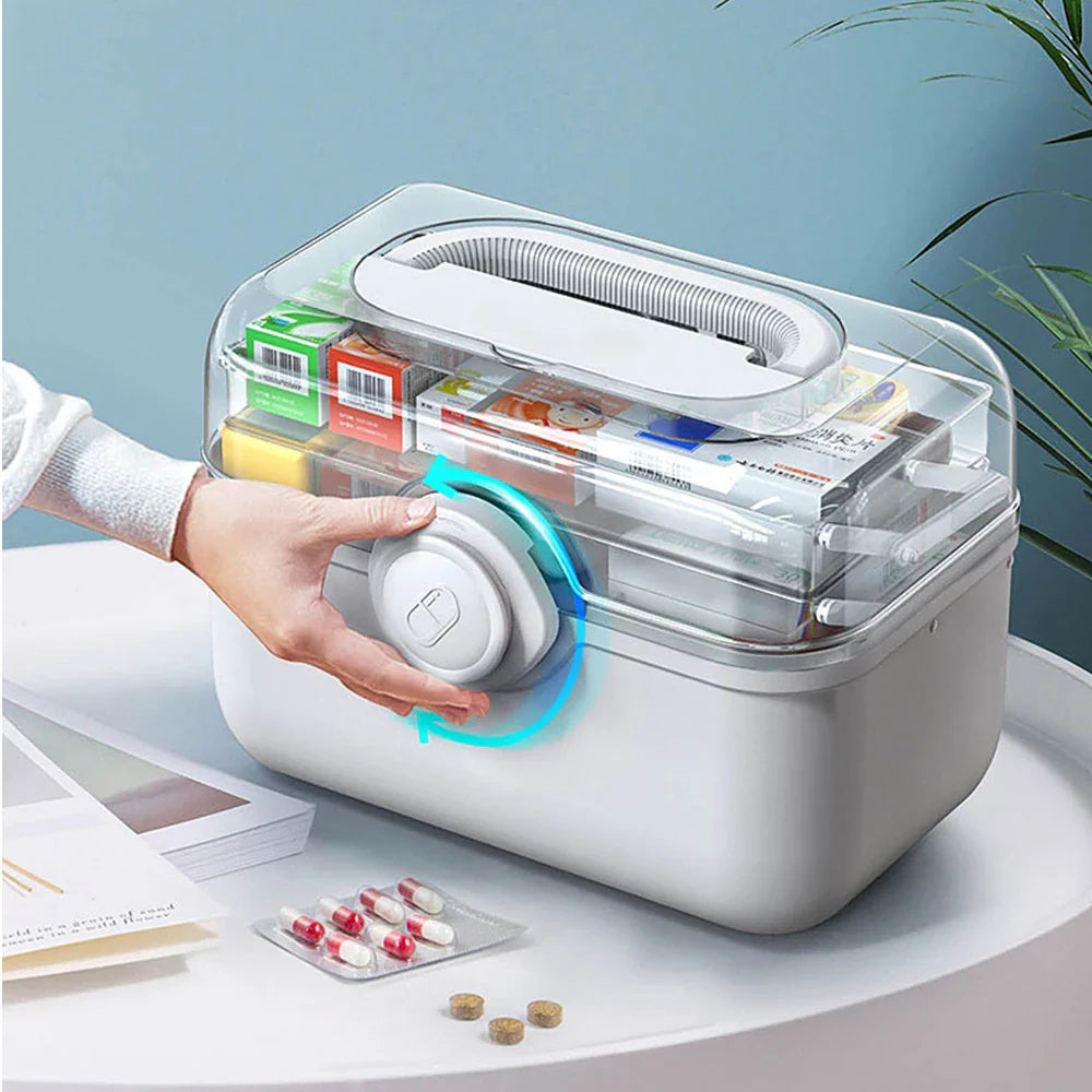 Valise à Pharmacie 3 Niveaux : Organisation et Accessibilité Optimales