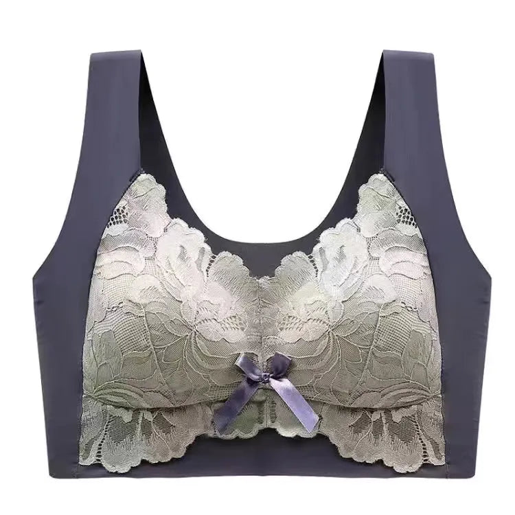 Brassière en dentelle chic à larges bretelles pour un confort élégant