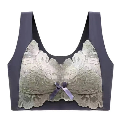 Brassière en dentelle chic à larges bretelles pour un confort élégant