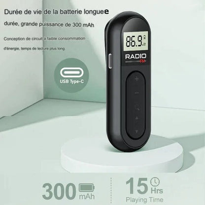 Mini Lecteur Radio Portable : Écoutez votre musique partout !