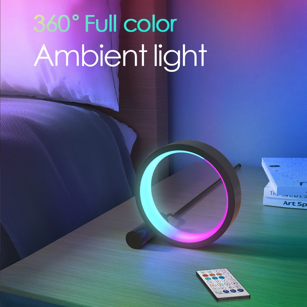 Lampe Circulaire LED Bluetooth : Modernité et Ambiance à Portée de Main