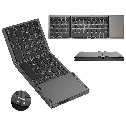 Clavier Pliable 2en1 avec Pavé Tactile - Idéal pour le Voyage !