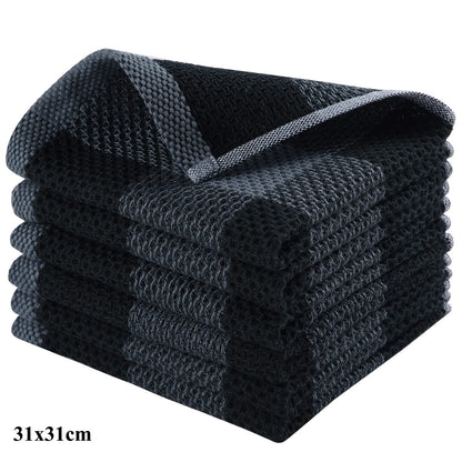Lot de 6 torchons en coton absorbants pour une cuisine écolo