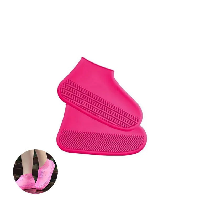 Sur-chaussures en Silicone Imperméables - Lot de 2 Paires pour Aventures Par Tout Temps