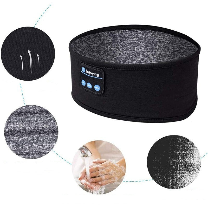 Bandeau Écouteurs Bluetooth pour Sommeil Confortable