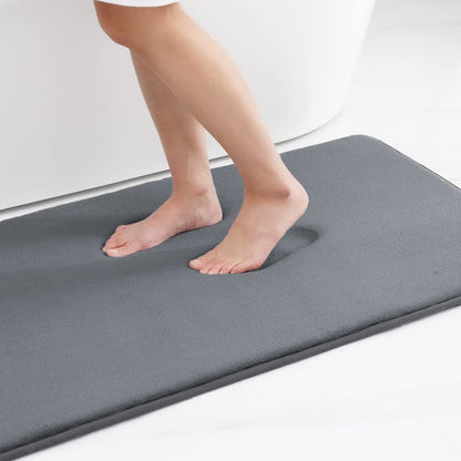 Tapis de bain en mousse à mémoire de forme absorbant et à séchage rapide