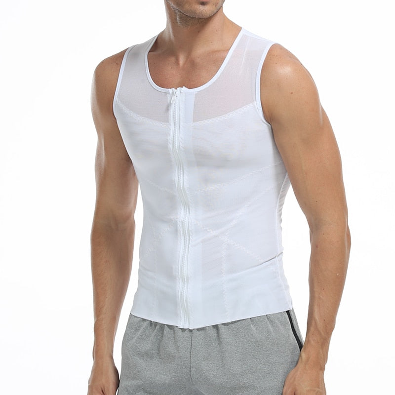 Chemise de Compression Amincissante pour Homme - Confiance & Style Assurés !