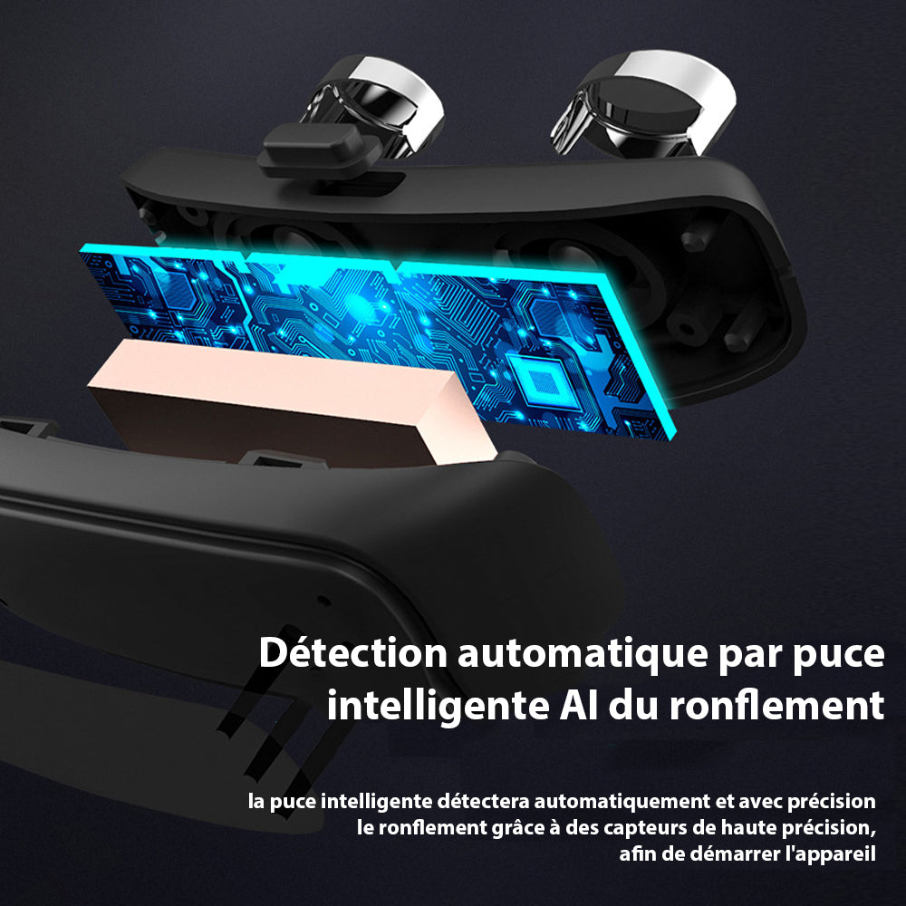 Dispositif Anti-Ronflement Intelligent avec Technologie de Conduction Osseuse