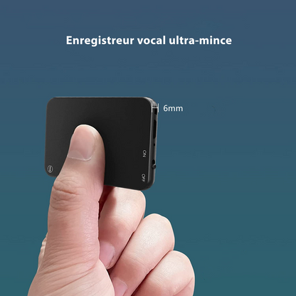 Enregistreur audio numérique ultra mince et élégant