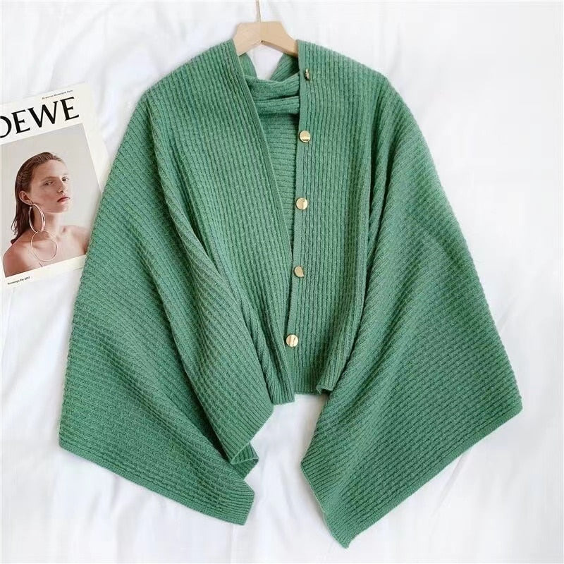 Châle 4 en 1 pour Femme - Élégance et Confort cet Hiver