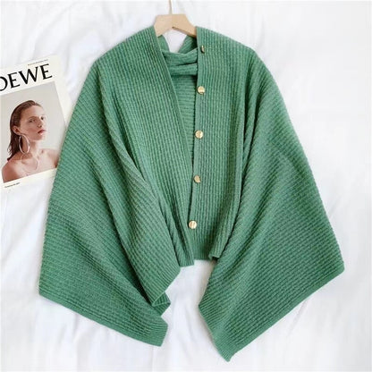 Châle 4 en 1 pour Femme - Élégance et Confort cet Hiver