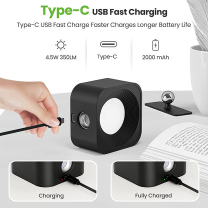 Mini Projecteur LED 180° - Sans Fil et Magnétique