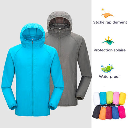 Coupe-vent imperméable léger unisexe pour un style automnal incontournable
