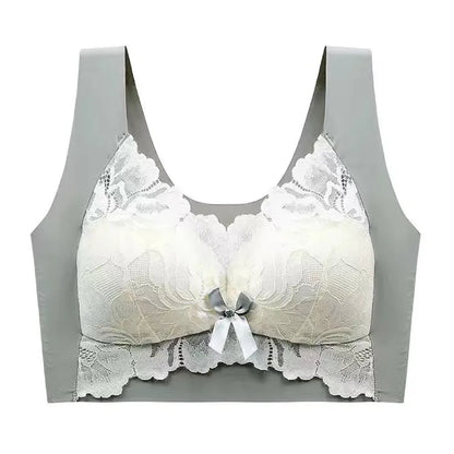 Brassière en dentelle chic à larges bretelles pour un confort élégant