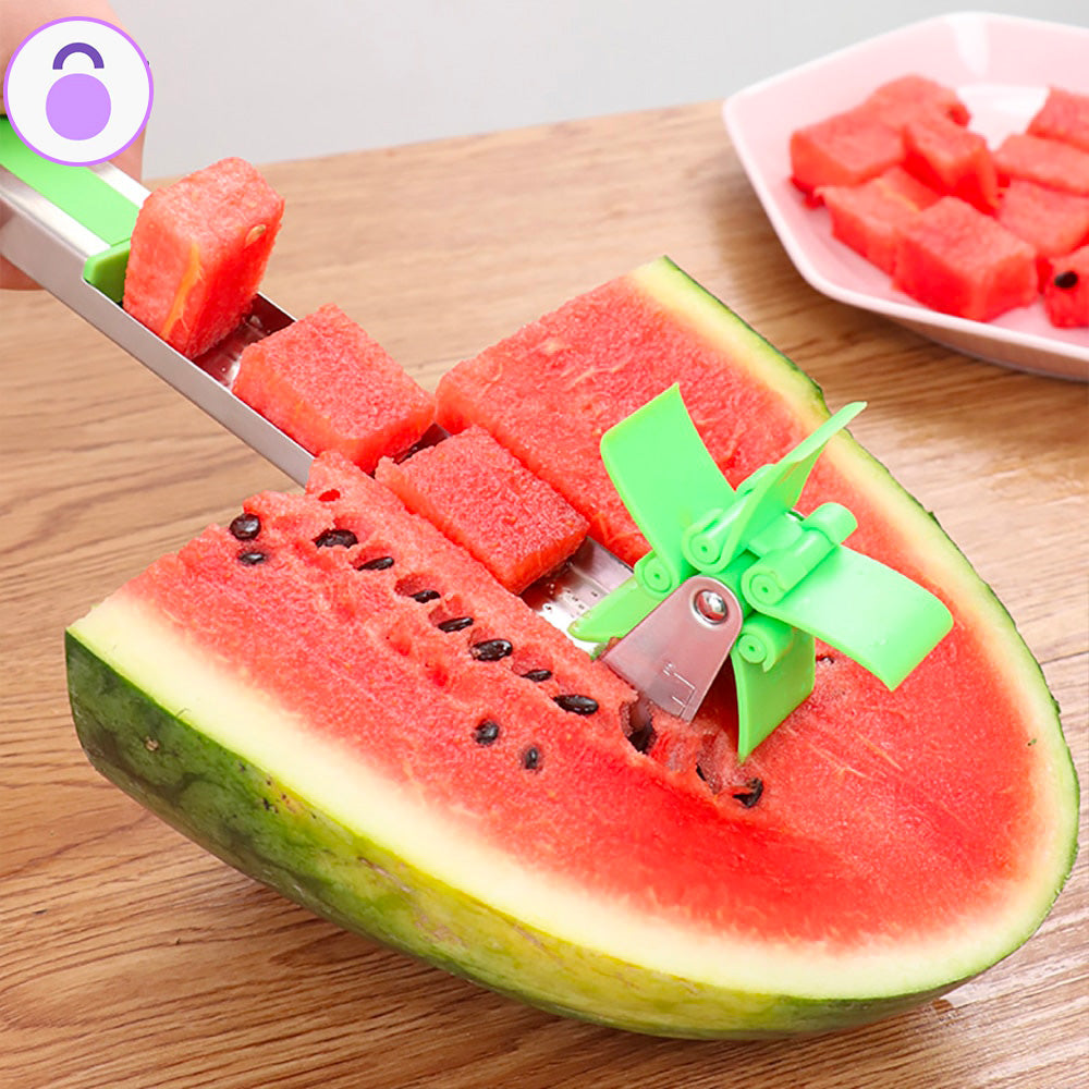 Découpe-pastèque : Lot de 2 outils pratiques pour une préparation rapide et sans tracas !