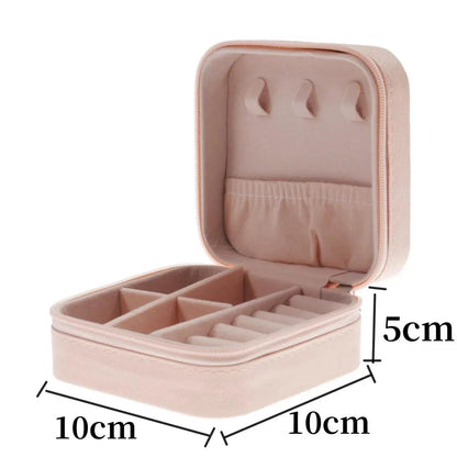 Mini Boîte à Bijoux en Velours - Élégance Complice de Vos Voyages