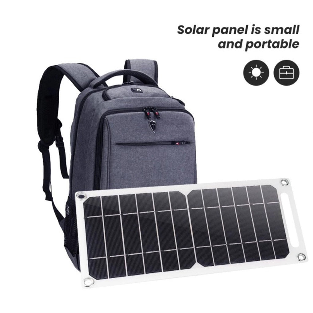 Panneau Solaire Rechargeable 5V pour Aventures en Plein Air