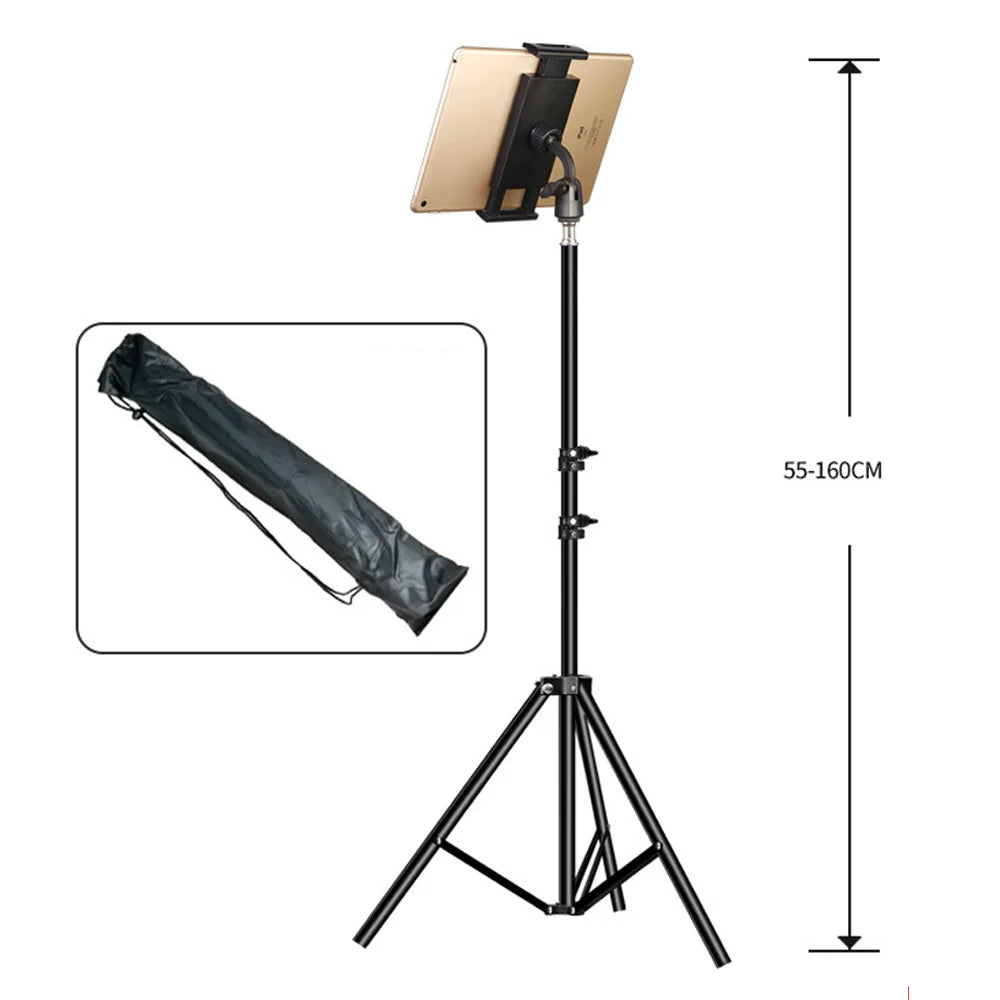 Trépied réglable et portable pour tablette et téléphone