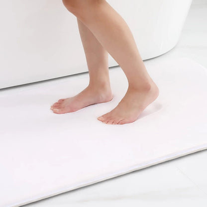 Tapis de bain en mousse à mémoire de forme absorbant et à séchage rapide