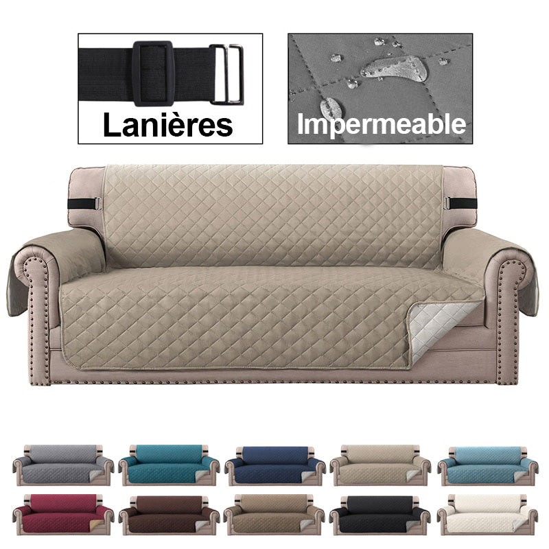 Housse de Canapé Plaid Imperméable - Élégance & Protection Assurée