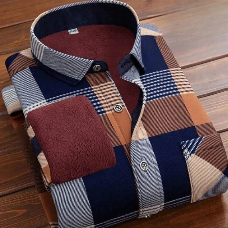 Chemise Vintage à Carreaux - Épaisse et Chic