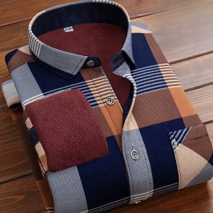 Chemise Vintage à Carreaux - Épaisse et Chic