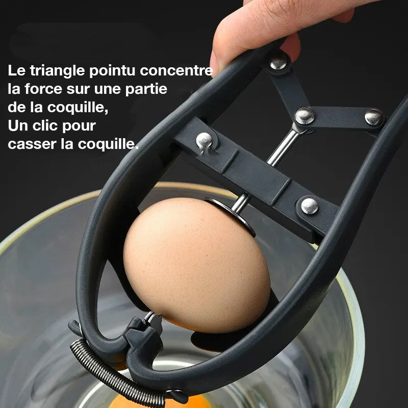 Ouvre-œuf multifonction en acier inoxydable – L'outil indispensable pour une cuisine impeccable!