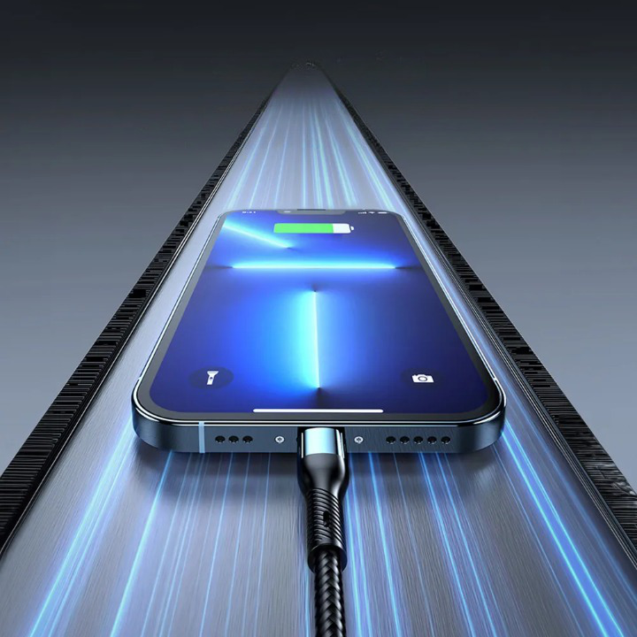 Câble USB 3-en-1 Charge Rapide 120W - Lot de 2