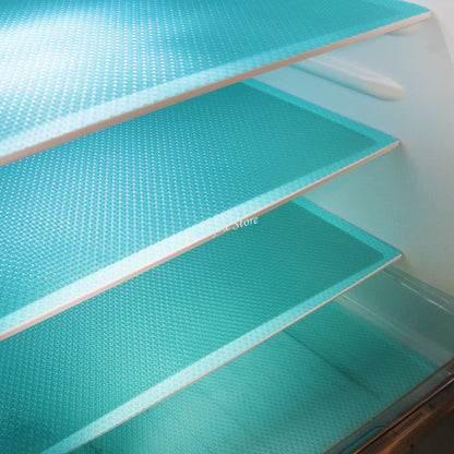 Ensemble de 4 tapis antibactériens et imperméables pour réfrigérateur