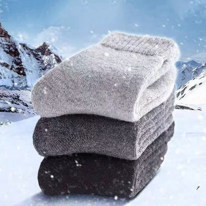 Chaussettes en laine mérinos mixte - Confort hivernal exceptionnel (2 paires)