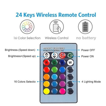 Ampoules RGB avec télécommande - Lot de 2 pour une ambiance colorée
