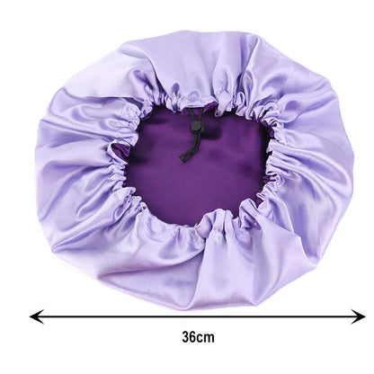 Bonnet en Satin Réversible pour des Boucles Sublimes