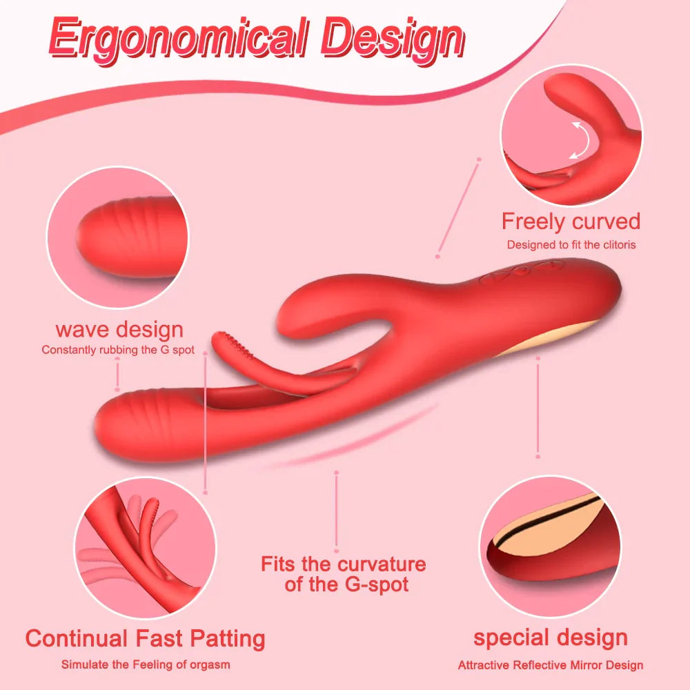 Vibromasseur 3en1 : Stimulation du Point G Révolutionnaire