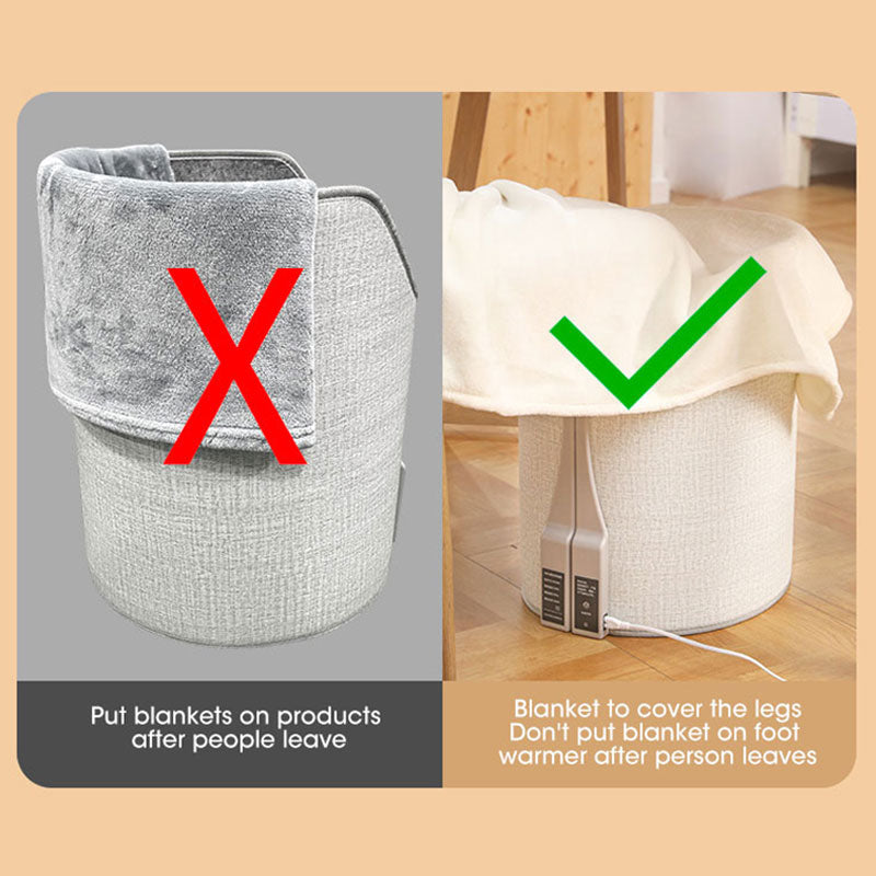 Chauffe-Jambes Digital Pliant : Douceur et Chaleur Instantanées