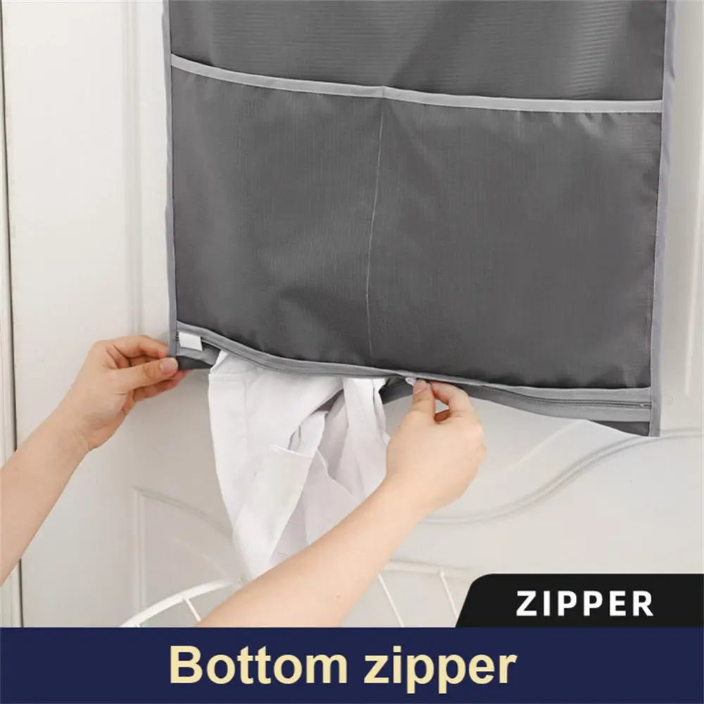 Panier Linge Suspendu Design Épuré pour un Rangement Astucieux