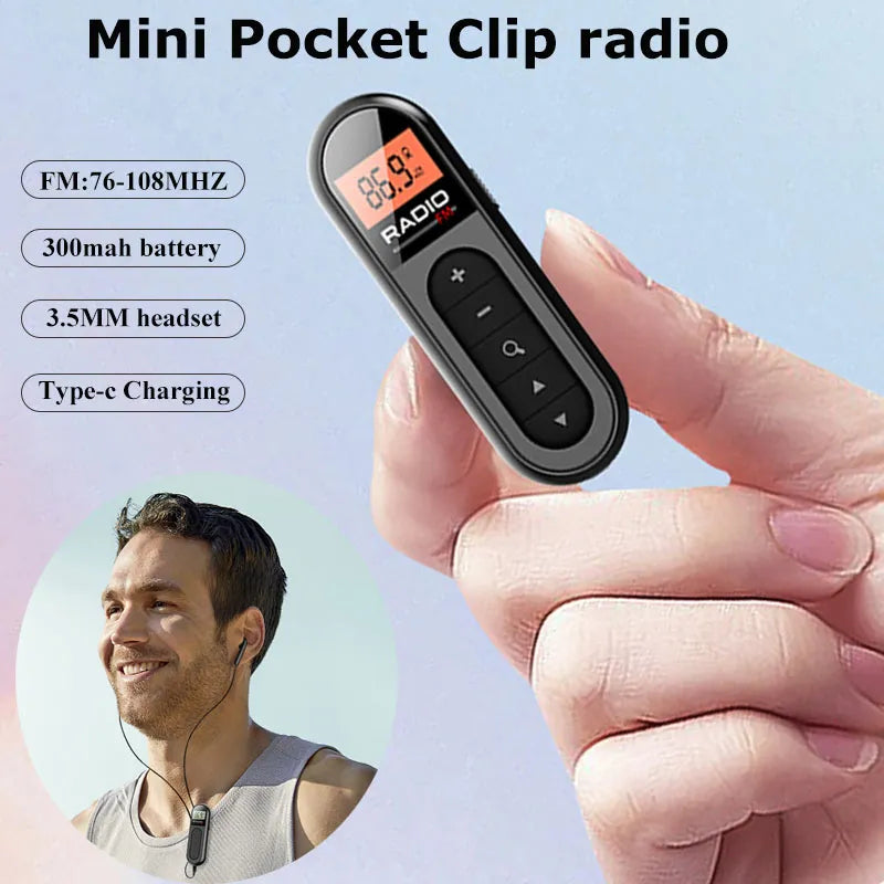 Mini Lecteur Radio Portable : Écoutez votre musique partout !