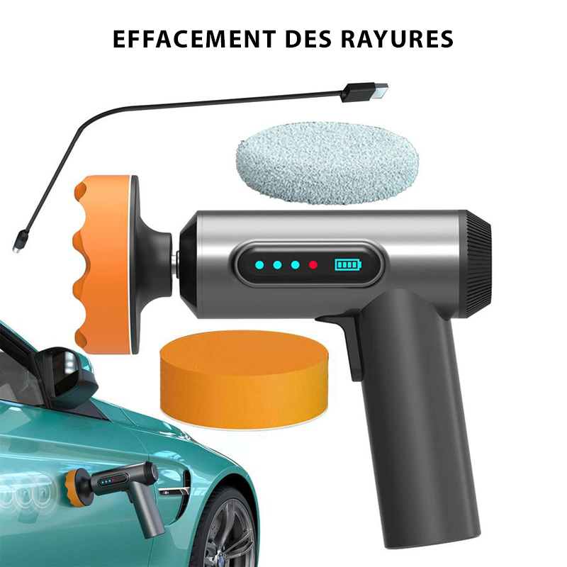 Polisseuse électrique sans fil pour voiture - Éclat professionnel à domicile