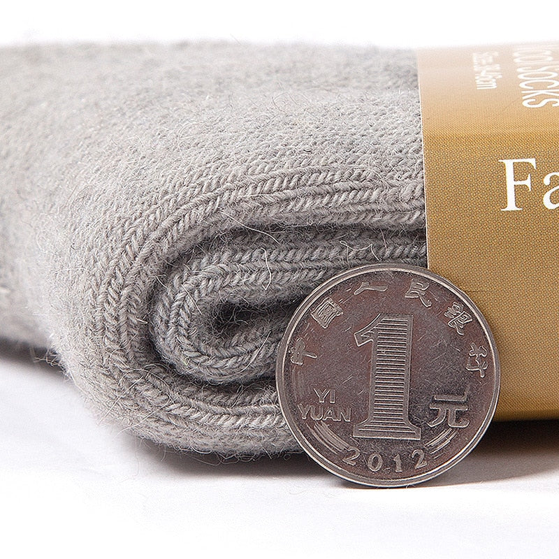 Chaussettes en laine mérinos mixte - Confort hivernal exceptionnel (2 paires)