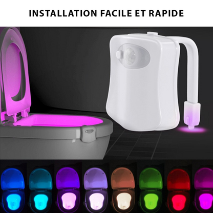 Lampe de Cuvette Multicolore avec Détecteur de Mouvement